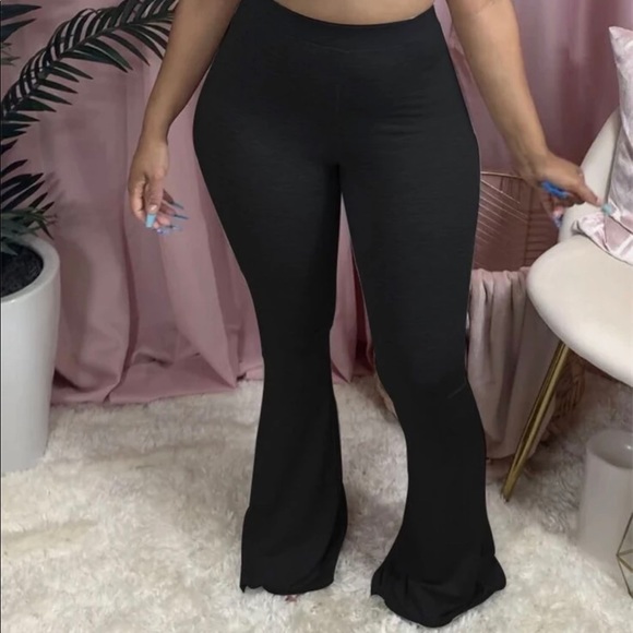 flare bottom leggings